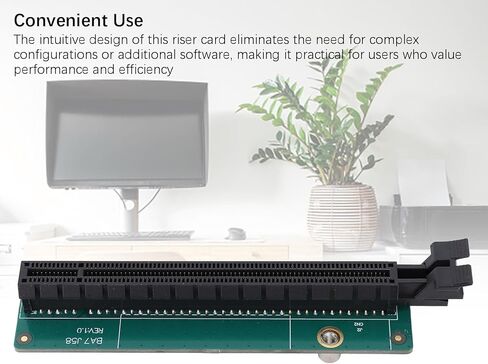 بطاقة Riser PCI E 16X، استبدال بطاقة محول الشبكة 5C50W00877، لـ P340 P350 M90Q P620 P1000 (مع لوحة خلفية) in Kuwait