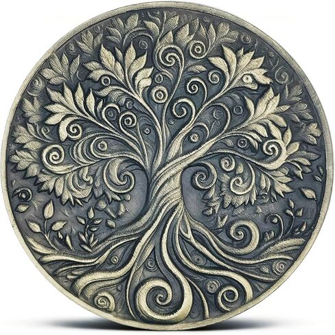 Inspirational Coins Tree of Life Challenge Coin - Motivational Quote & Artistic Design in Saudi Arabia