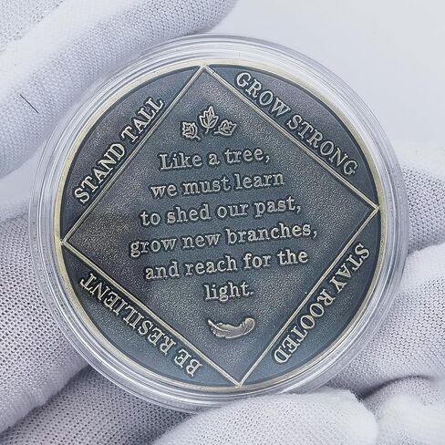 Inspirational Coins Tree of Life Challenge Coin - Motivational Quote & Artistic Design in Saudi Arabia