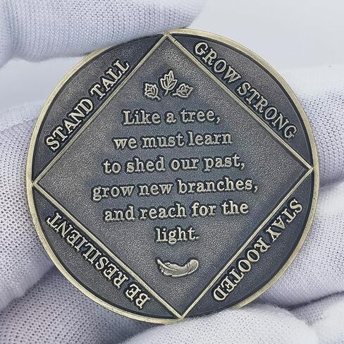 Inspirational Coins Tree of Life Challenge Coin - Motivational Quote & Artistic Design in Saudi Arabia