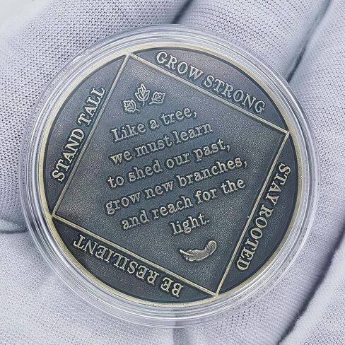 Inspirational Coins Tree of Life Challenge Coin - Motivational Quote & Artistic Design in Saudi Arabia