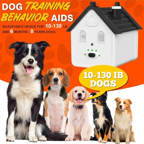 Anti Barking Device for Dogs, Ultrasonic Dog Bark Deterrent Devices Safe for Dogs, Dog Barking Control Devices Up to 50 Ft Range Dog Training & Behavior Aids, Anti Barking Device for Dogs Indoor in Kuwait