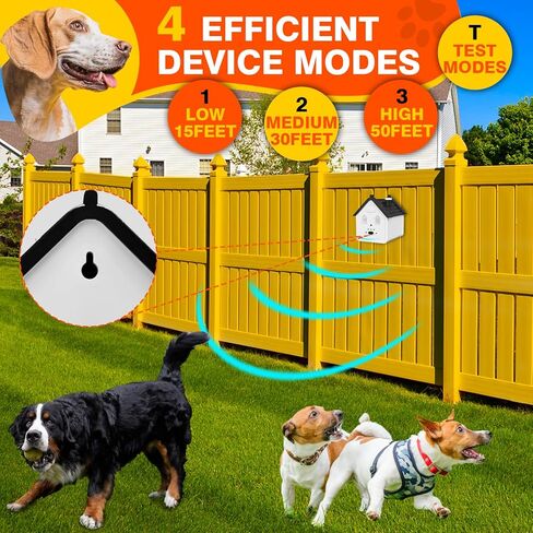 Anti Barking Device for Dogs, Ultrasonic Dog Bark Deterrent Devices Safe for Dogs, Dog Barking Control Devices Up to 50 Ft Range Dog Training & Behavior Aids, Anti Barking Device for Dogs Indoor in Kuwait