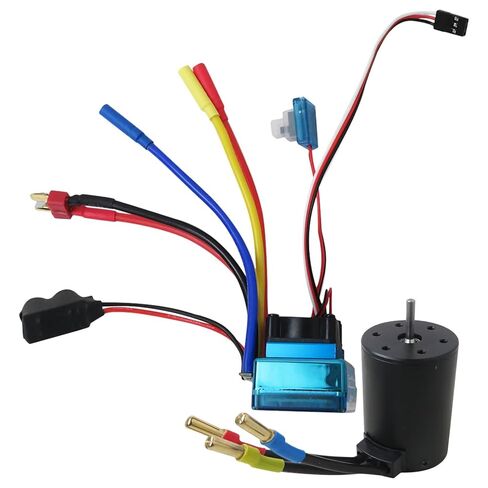 3650 3900KV Brushless Motor Fit for RC Car Power System Combo with 120A Speed Controller in Saudi Arabia