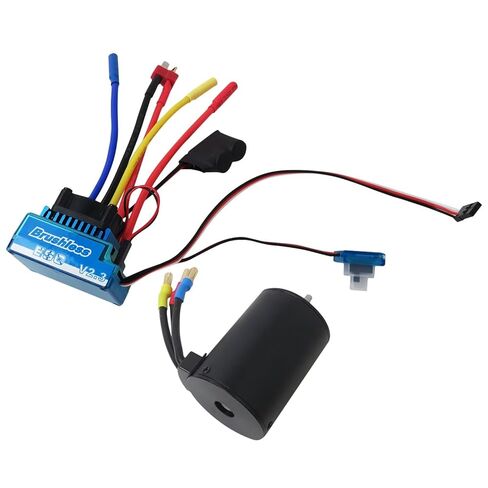 3650 3900KV Brushless Motor Fit for RC Car Power System Combo with 120A Speed Controller in Saudi Arabia