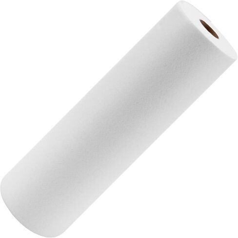 KEILEOHO 16.5 Inch x 10 Yards Iron-On Fusible Fleece Interfacing, Heavy Weight Fusible Fleece, White Sewing Interfacing Fabric, Single Sided Interface Fabric for Home Sewing, Crafting in Kuwait