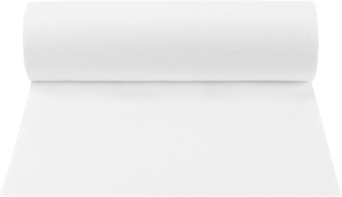 KEILEOHO 16.5 Inch x 10 Yards Iron-On Fusible Fleece Interfacing, Heavy Weight Fusible Fleece, White Sewing Interfacing Fabric, Single Sided Interface Fabric for Home Sewing, Crafting in Kuwait