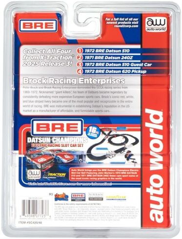 SC420-4 Auto World Xtraction 1972 BRE Datsun 620 بيك اب HO Scale Slot Car in Kuwait