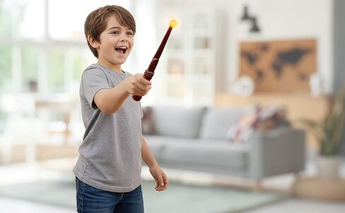 eKids Harry Potter Dueling Wands with Lights and Sound Effects, Designed for Fans of Harry Potter Toys in Saudi Arabia