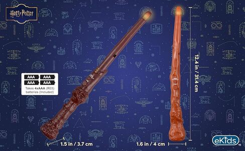 eKids Harry Potter Dueling Wands with Lights and Sound Effects, Designed for Fans of Harry Potter Toys in Saudi Arabia