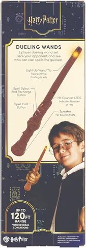 eKids Harry Potter Dueling Wands with Lights and Sound Effects, Designed for Fans of Harry Potter Toys in Saudi Arabia