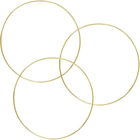 Cabilock 3pcs Metal Dream Catcher Wind Chime Iron Hoop DIY Craft Ornament for Living in Saudi Arabia