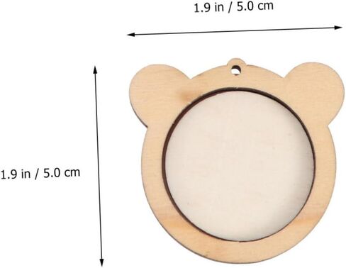Tofficu 5pcs DIY Wooden Embroidery Hoops Kitten Bear Shape Mini Cross Stitch Fixing Frame for Sewing in Saudi Arabia
