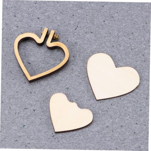 Tofficu 5pcs DIY Wooden Embroidery Hoops Kitten Bear Shape Mini Cross Stitch Fixing Frame for Sewing in Saudi Arabia