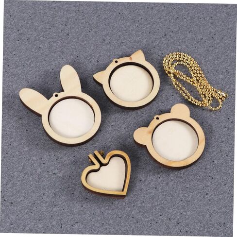Tofficu 5pcs DIY Wooden Embroidery Hoops Kitten Bear Shape Mini Cross Stitch Fixing Frame for Sewing in Saudi Arabia