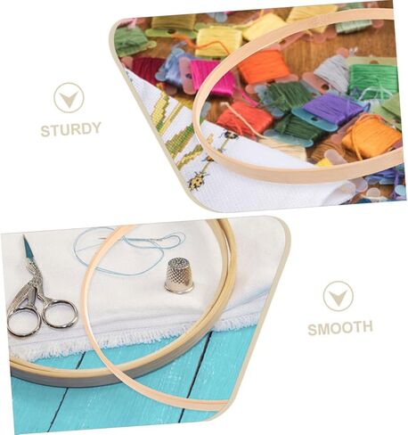 STOBOK 10pcs Dream Catcher Wreath Hoops for Crafts Decorative Frames for Wedding Backdrops and Handmade Projects in Saudi Arabia