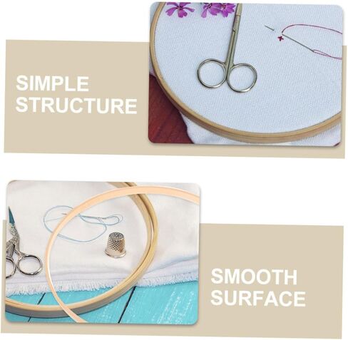 STOBOK 10pcs Dream Catcher Wreath Hoops for Crafts Decorative Frames for Wedding Backdrops and Handmade Projects in Saudi Arabia