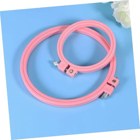 Tofficu 4pc Adjustable Cross Embroidery Hoops Set Versatile Craft for Projects Includes for All and Painting in Saudi Arabia