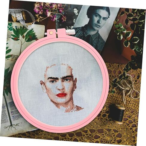 Tofficu 4pc Adjustable Cross Embroidery Hoops Set Versatile Craft for Projects Includes for All and Painting in Saudi Arabia