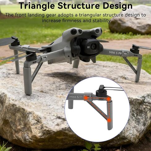 Mini 5 Pro Landing Gear - أرجل هبوط ممتدة، دعامة دعم مرتفعة لملحقات DJI Mini 5 Pro Drone، حامل قدم تمديد محمول in Saudi Arabia