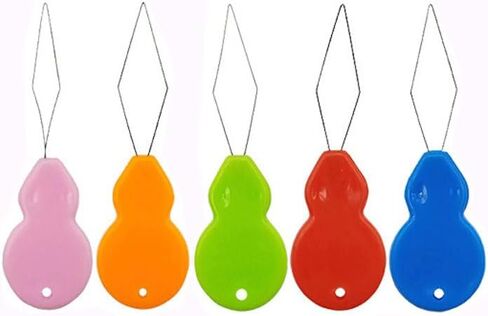 Plastic Needle threaders, 5Pcs Needle Threader Hand Machine Sewing Tool, DIY Needle Threaders for Sewing Crafting Knitting Craft, 5 Colors in Saudi Arabia