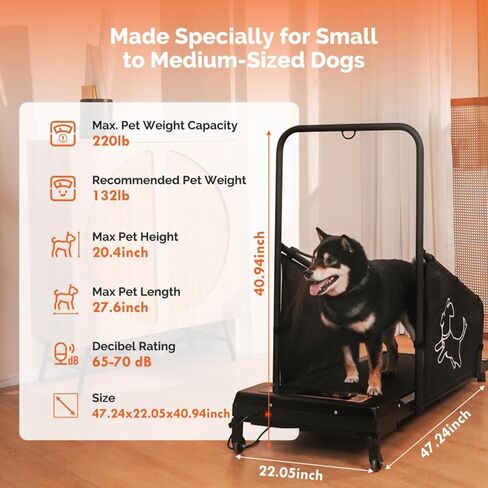 Modern Style Sturdy Pet Dog Treadmill with Smooth Running Track for Medium Dogs’ Daily Run & Walk Healthy Fitness Training in Saudi Arabia