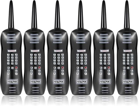 Chivao 6 Pcs Inflatable Phone Halloween Retro Inflatable Mobile Phones Props 80's 90's Party Decorations Halloween Fake Cell Phone Hip Hop Supplies Birthday Party Fancy Dress Accessory, 30 Inch in Saudi Arabia