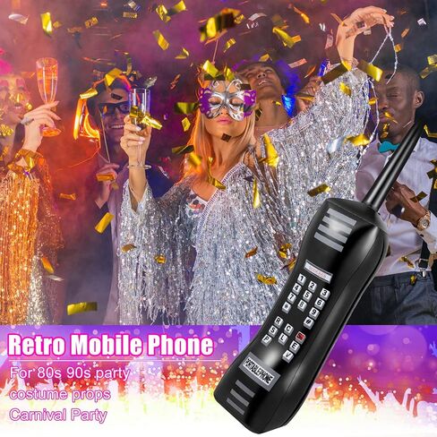 Chivao 6 Pcs Inflatable Phone Halloween Retro Inflatable Mobile Phones Props 80's 90's Party Decorations Halloween Fake Cell Phone Hip Hop Supplies Birthday Party Fancy Dress Accessory, 30 Inch in Saudi Arabia