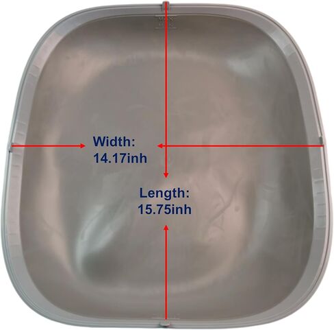 Silicon Cat Litter Box Pad Replacement for Self-Cleaning Cat Litter Box (for Model:65L Storage bin + 9L Waste Collection bin)‌Natural Silicone Material Waterproof, Anti-Stick,Anti-Scratch in Saudi Arabia