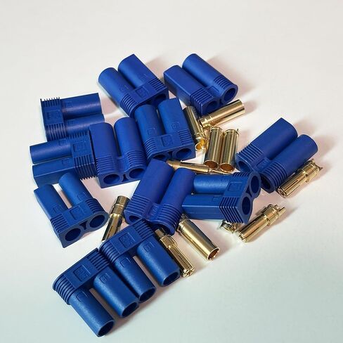 12PCS EC5 Connector Banana Plug Female Male 5.0mm Gold Bullet Connectors for RC Battery ESC Device Electric Motor in Saudi Arabia