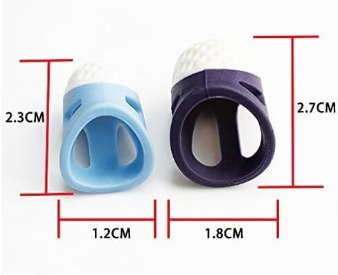 2PCS Thimble Finger Protector, Non-Slip and Comfortable Thimbles for Hand Sewing for DIY Sewing and Household Projects in Saudi Arabia