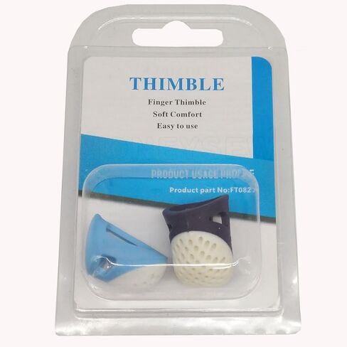 2PCS Thimble Finger Protector, Non-Slip and Comfortable Thimbles for Hand Sewing for DIY Sewing and Household Projects in Saudi Arabia
