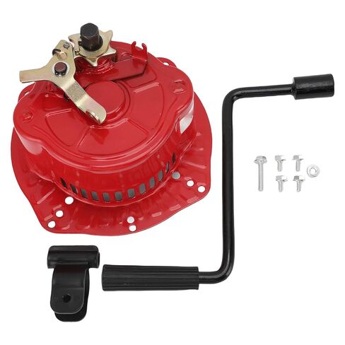 Denash Upgraded Hand Crank Starter,Air Cooled Engines Starters,Mini Tiller Engine Starters for 170F 173F 178F 186F 188F 192F 195F,Starter Assembly for Vertical Air Cooled in Saudi Arabia