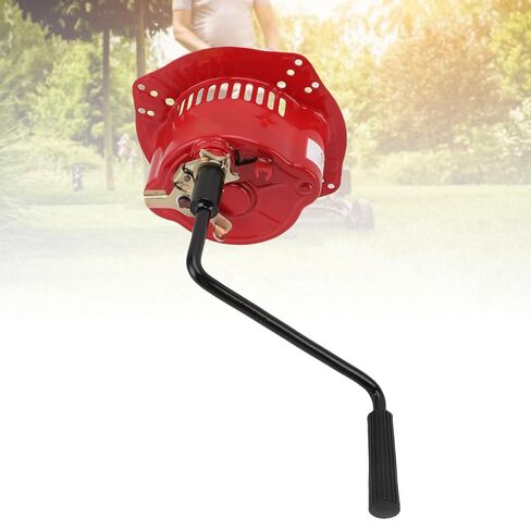 Denash Upgraded Hand Crank Starter,Air Cooled Engines Starters,Mini Tiller Engine Starters for 170F 173F 178F 186F 188F 192F 195F,Starter Assembly for Vertical Air Cooled in Saudi Arabia