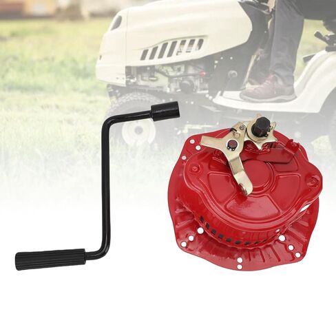 Denash Upgraded Hand Crank Starter,Air Cooled Engines Starters,Mini Tiller Engine Starters for 170F 173F 178F 186F 188F 192F 195F,Starter Assembly for Vertical Air Cooled in Saudi Arabia