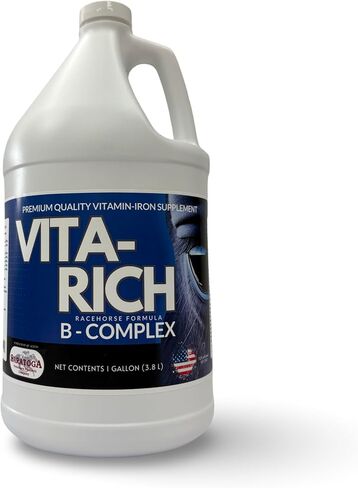 مركب VITA-Rich B للخيول - مكمل فيتامين وحديد عالي الفعالية للطاقة والشهية والأداء - 1 جالون in Kuwait