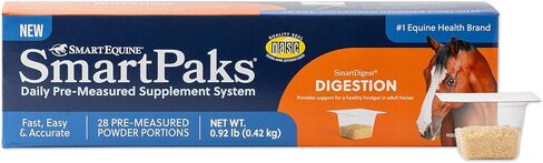 SmartDigest SmartPaks مكمل صحي للجهاز الهضمي للخيول | يشجع الهضم الصحي من خلال البروبيوتيك والبريبايوتكس | 56 حصة | 28 يوم | باكس اليومية in Kuwait