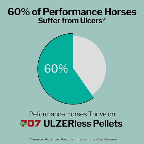 Formula 707 ULZERless Equine Supplement, 15 lb Bag - Natural Gut Support for Horses with Ulcer Risk Factors in Kuwait