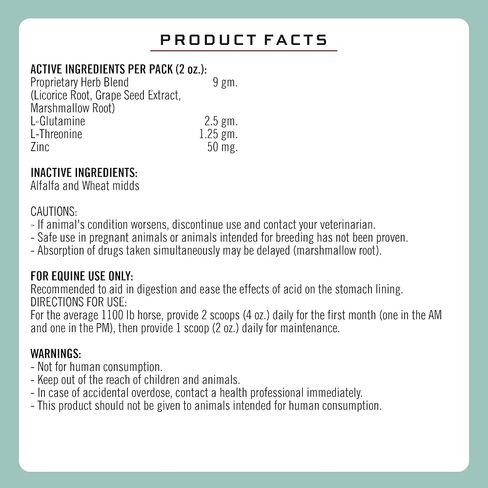 Formula 707 ULZERless Equine Supplement, 15 lb Bag - Natural Gut Support for Horses with Ulcer Risk Factors in Kuwait