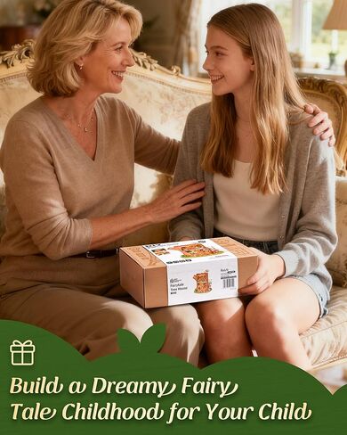 Rolife DIY Miniature House Kit Tree House, Tiny House Model House Building Kit for Teens, DIY Crafts for Adults, Birthday/Halloween for Parents Friends (Fairytale Tree House) in Saudi Arabia