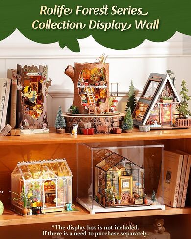 Rolife DIY Miniature House Kit Tree House, Tiny House Model House Building Kit for Teens, DIY Crafts for Adults, Birthday/Halloween for Parents Friends (Fairytale Tree House) in Saudi Arabia