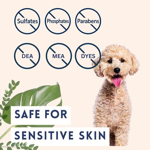 بخاخ لفك تشابك الشعر والعقد (16 أونصة)، بلسم مشتق طبيعيًا للبشرة الحساسة، يرطب ويسهل الفرشاة، معاطف مجعدة ومموجة، بدون مواد كيميائية قاسية، آمن للحيوانات الأليفة، صنع في الولايات المتحدة الأمريكية in Kuwait