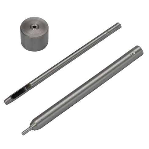 Eyelet Hole Punch Die Grommet Tool Kit 3mm, Eyelet Setter Tool Small Grommet Hole Punch for Leather Fabric Clothing DIY Craft in Kuwait