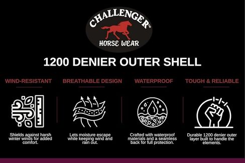 70" 1200D Turnout Waterproof Rain Light-Weight Sheet Plaid Horse Blanket 3EE08G in Saudi Arabia