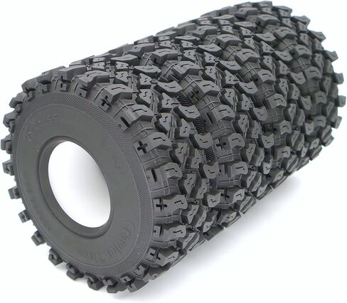 1.9 Crawler Tires 120mm/4.72in RC Rubber Tyre Set Wheel Tires for 1:10 RC Crawler Axial SCX10 90046 SCX10 III AXI03007 Tamiya CC01 D90 D110 (4Pcs) (B1901) in Saudi Arabia