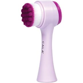 Cala Dual-action pink facial cleansing brush in Saudi Arabia