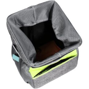 Veemoon Bike Pet Carrier Bicycle Basket Folding Oxford Cloth Detachable Front Handle Gray Small Dog Cat Carrier for Travel and Outdoor Use in Saudi Arabia