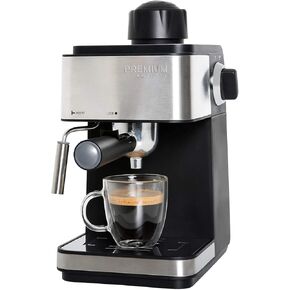 Premium Levella 4-Cup Espresso, Cappuccino and Latte Maker Black (PEM351) in Saudi Arabia