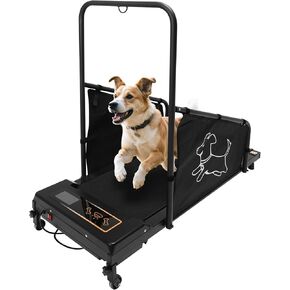 Dog Treadmill for Medium Small Dogs, Pet Treadmill for Dogs, Indoor Pet Running Machine with Remote Control, Wheels, LED Display for Time, Distance & Calories in Kuwait
