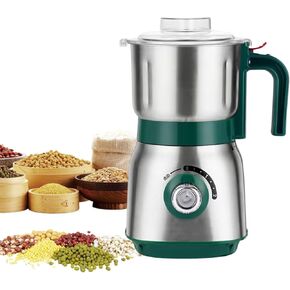 Portable Kitchen Small Mixer,Ultrafine Grinding Powder Stainless Steel Electric Automatic Grinder Split Design, Easy To Clean(500W) in Kuwait